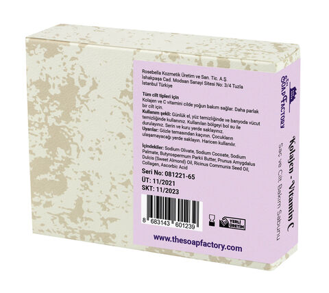 The Soap Factory Artizan Seri Kolajen-C Vitamini Sabun 100 g x 3 Adet - 5