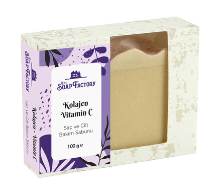 The Soap Factory Artizan Seri Kolajen-C Vitamini Sabun 100 g x 3 Adet - 2