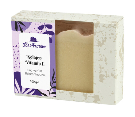 The Soap Factory Artizan Seri Kolajen-C Vitamini Sabun 100 g x 3 Adet - 3